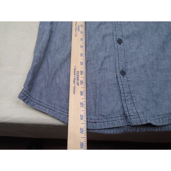 Metal Mulisha Button Shirt Gray Mens Biker Grunge Motorcycle Long Sleeve Size M - Picture 10 of 12